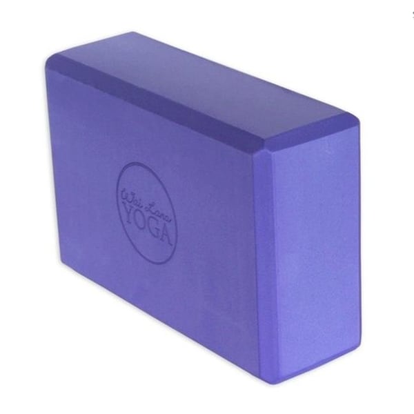 Wai Lana Productions 163 3 in. Foam Yoga Block 16 Block - Purple 163 - main